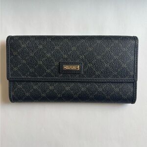 Rioni Black Logo Continental Wallet